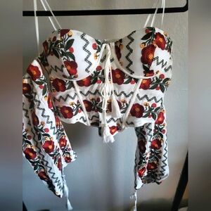 Floral Embroidered Women's Top AKIRA BRAND